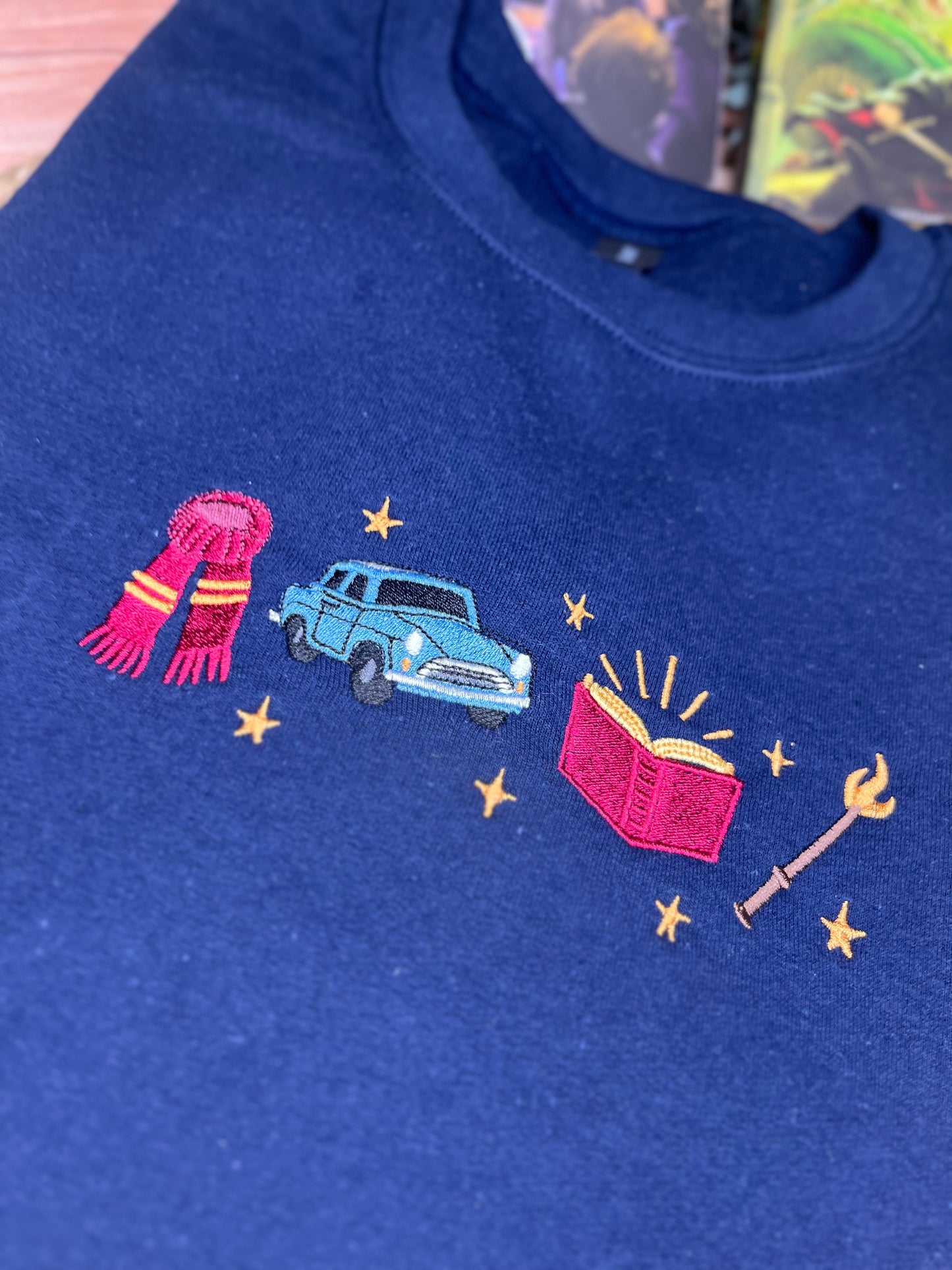 HARRY POTTER ICONS EMBROIDERED SWEATSHIRT