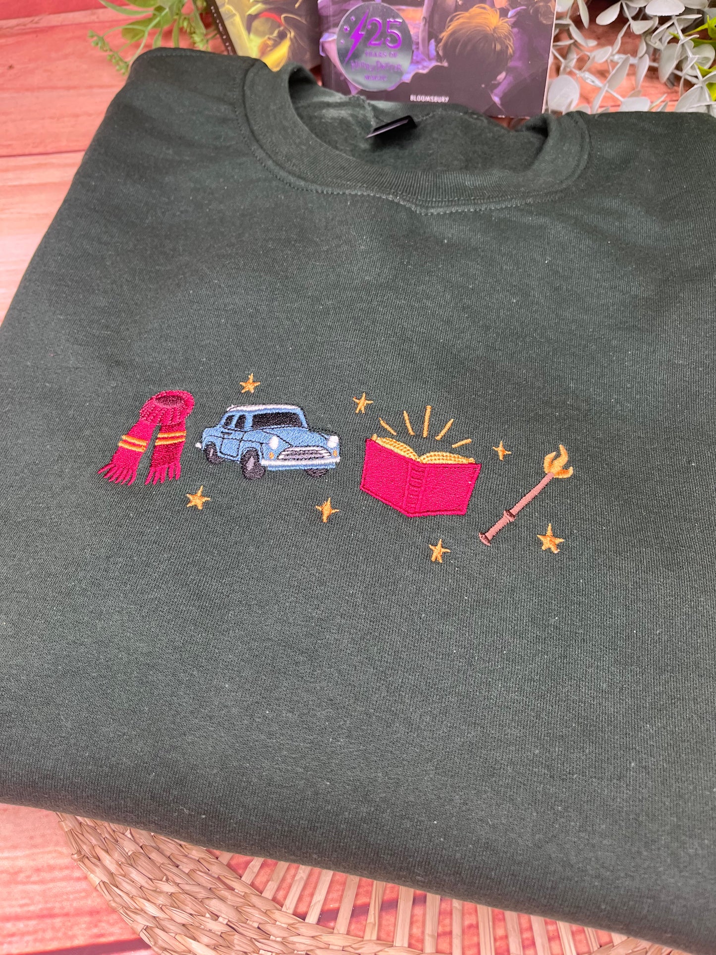 HARRY POTTER ICONS EMBROIDERED SWEATSHIRT