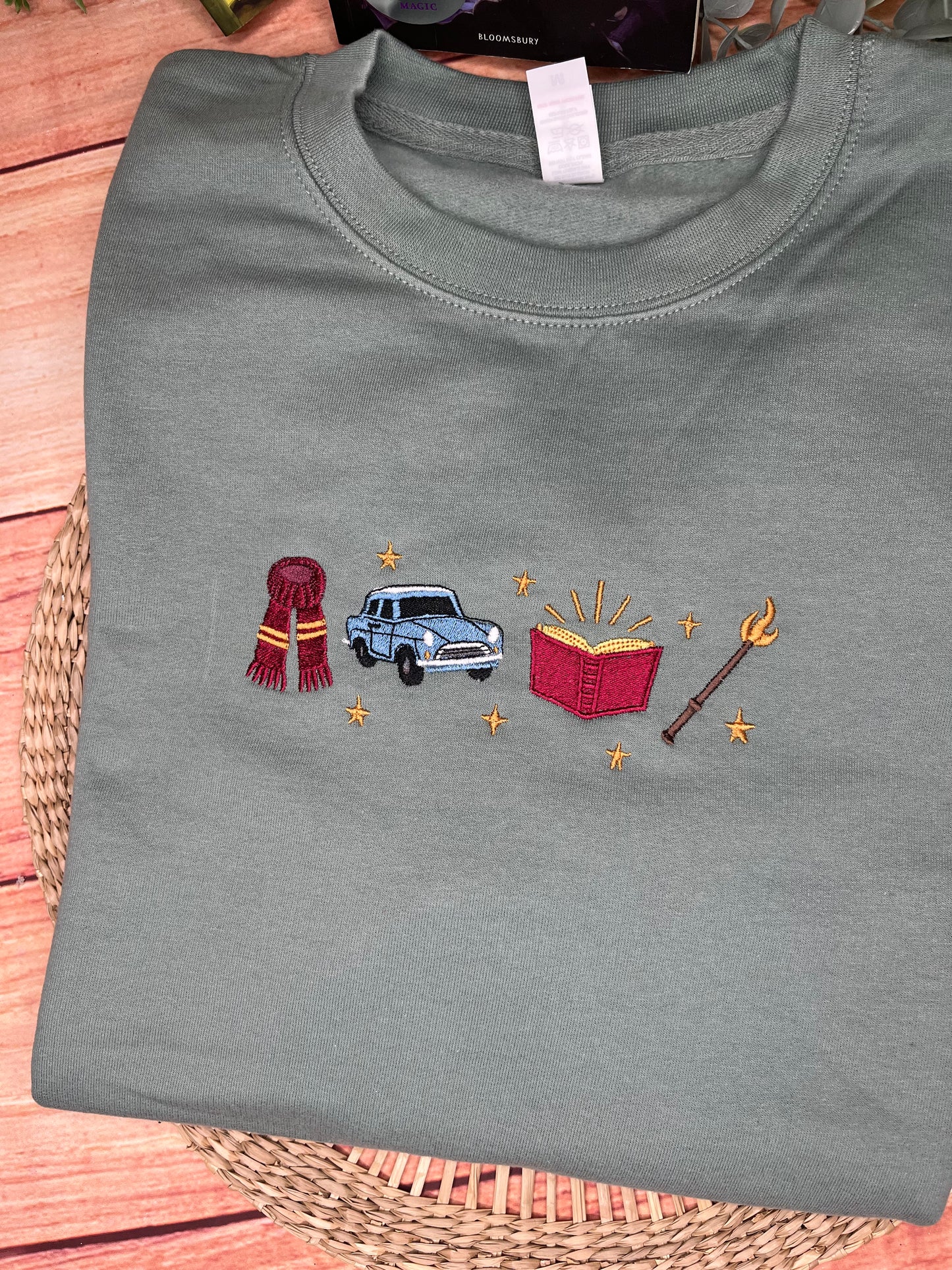 HARRY POTTER ICONS EMBROIDERED SWEATSHIRT