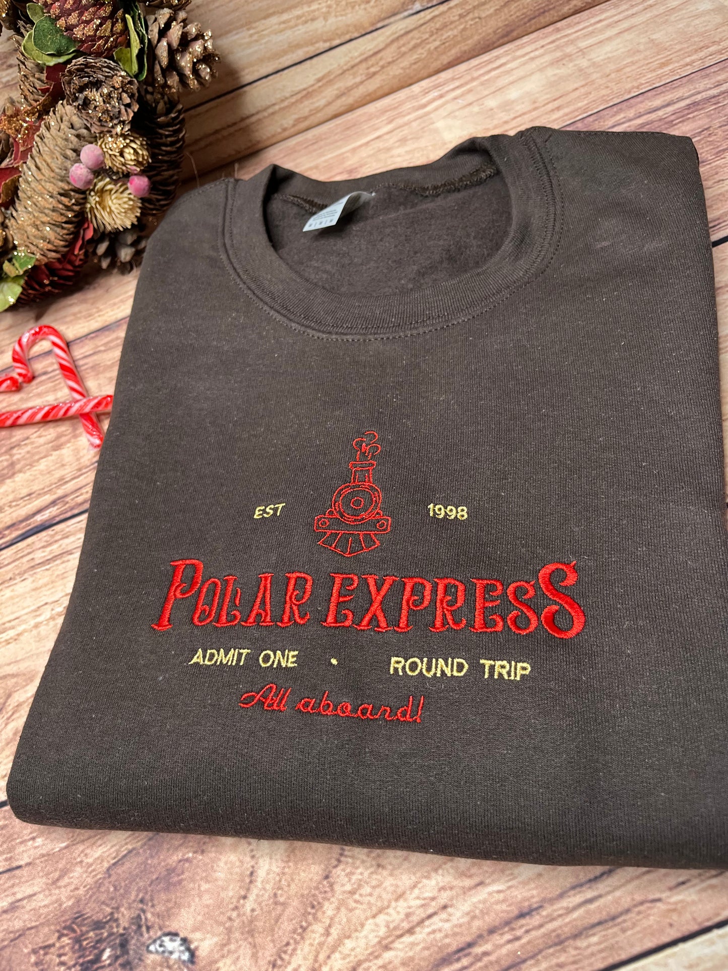 CHRISTMAS POLAR EXPRESS SWEATSHIRT