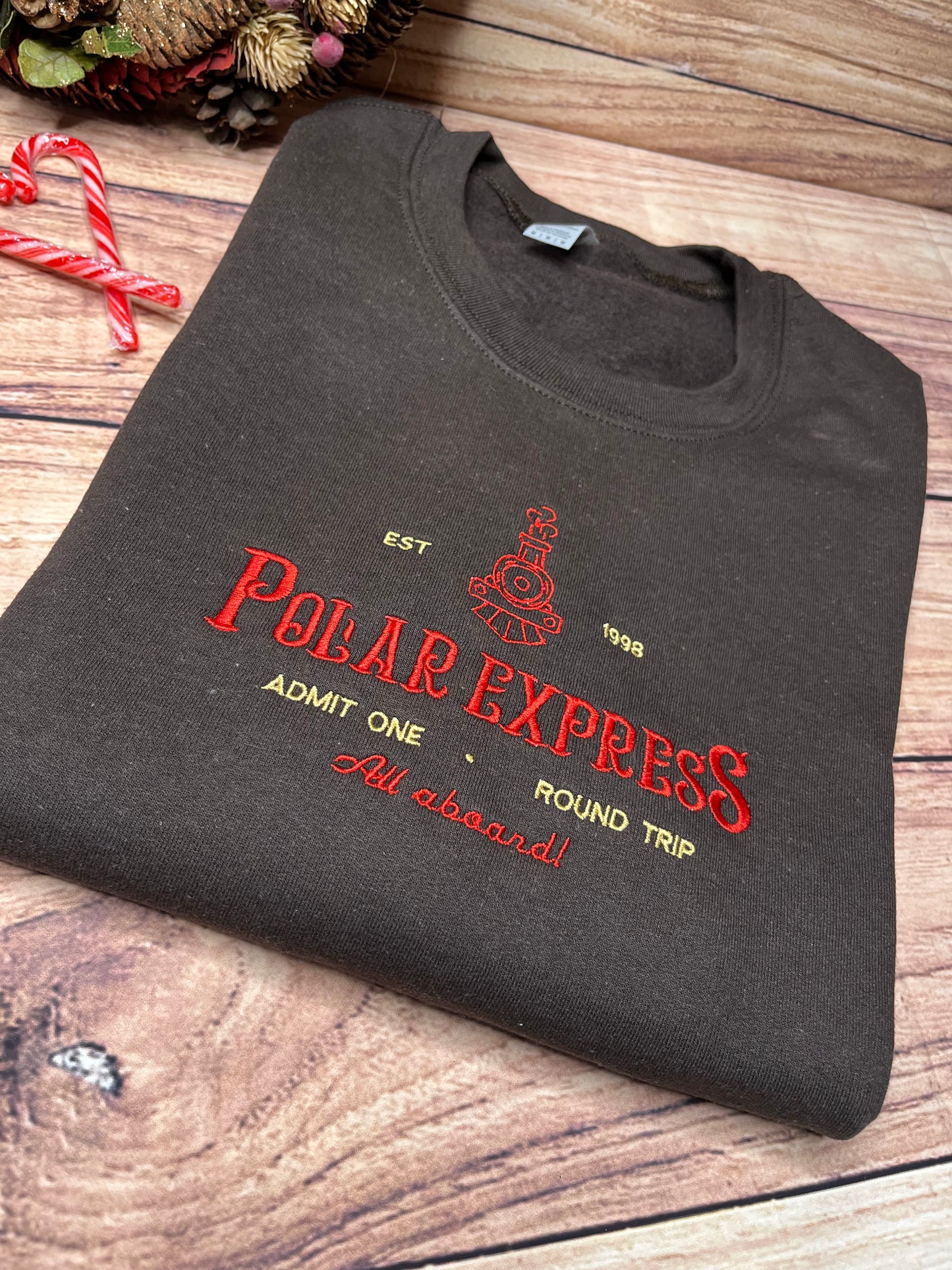 CHRISTMAS POLAR EXPRESS SWEATSHIRT