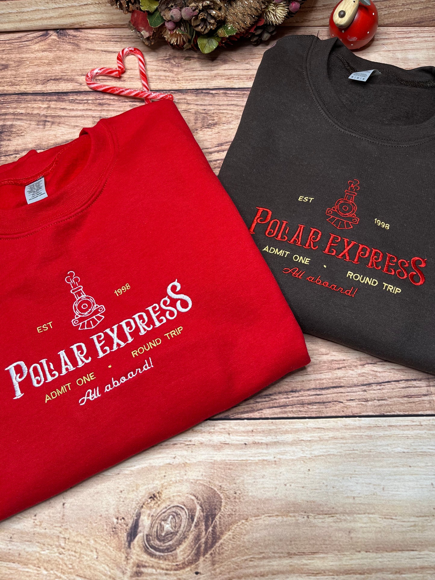 CHRISTMAS POLAR EXPRESS SWEATSHIRT
