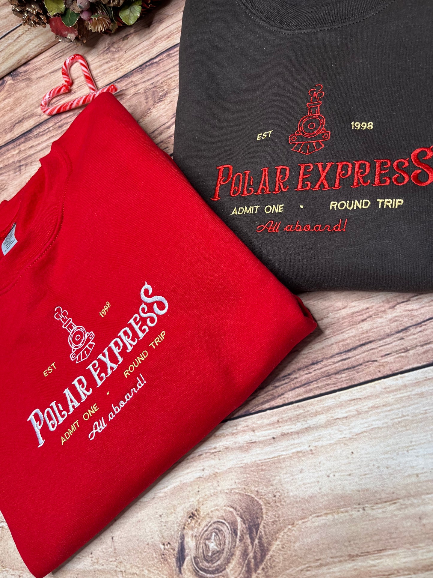 CHRISTMAS POLAR EXPRESS SWEATSHIRT