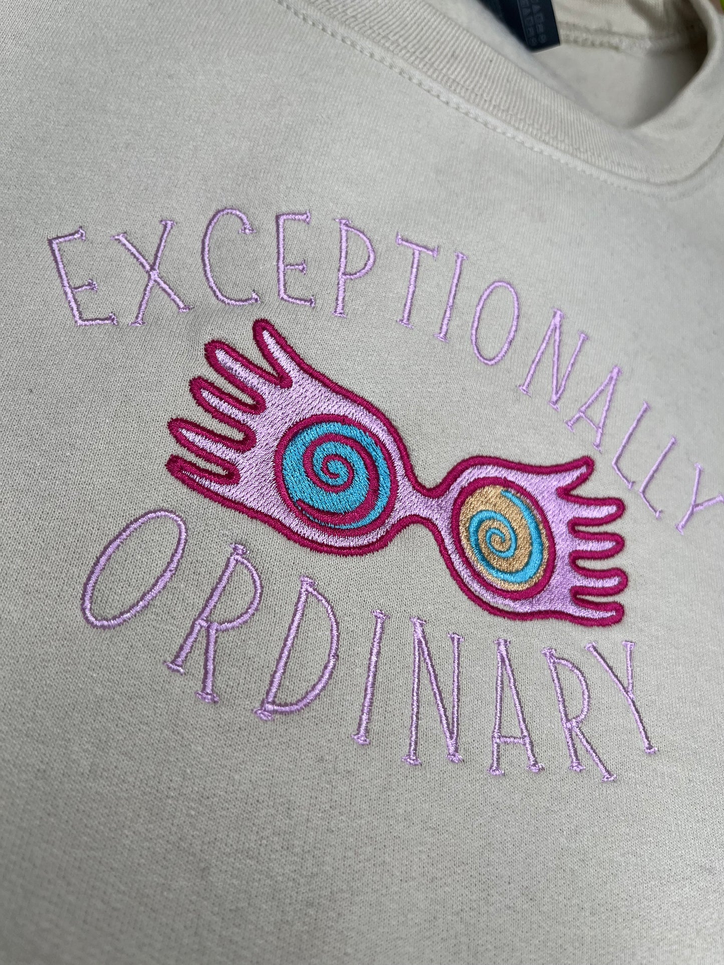 EXCEPTIONALLY ORDINARY LUNA LOVEGOOD SWEATSHIRT SIZE LARGE