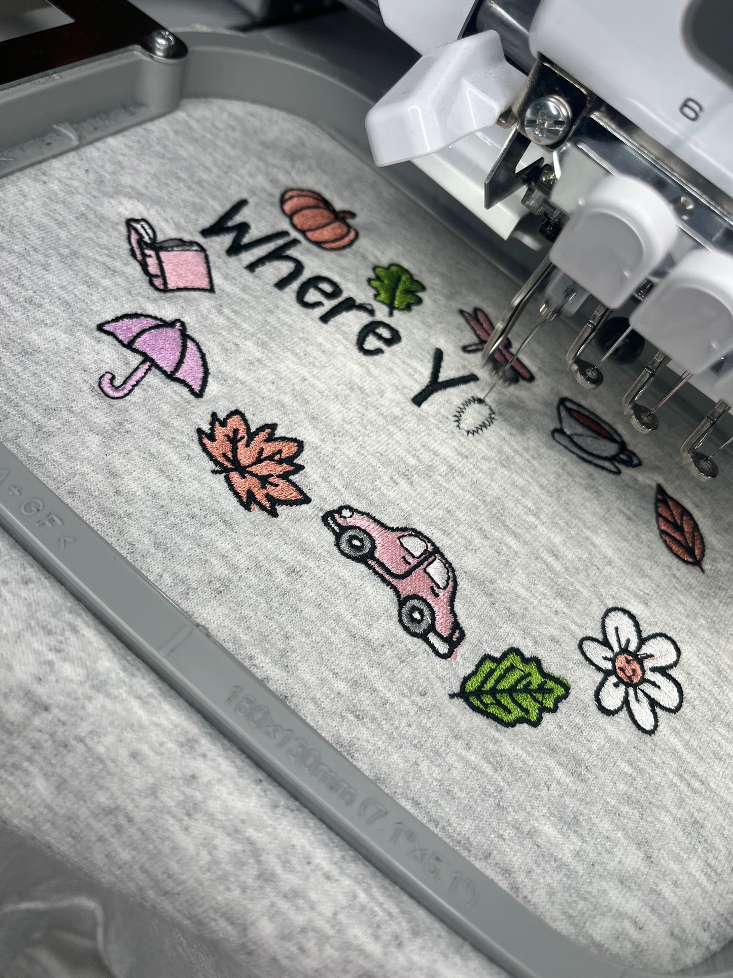 GILMORE GIRLS WHERE YOU LEAD I WILL FOLLOW EMBROIDERED SWEATSHIRT