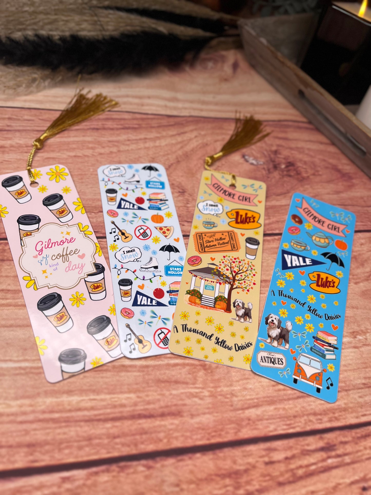 STARS HOLLOW GILMORE GIRLS BOOKMARK WITH OR WITH OUT TASSEL