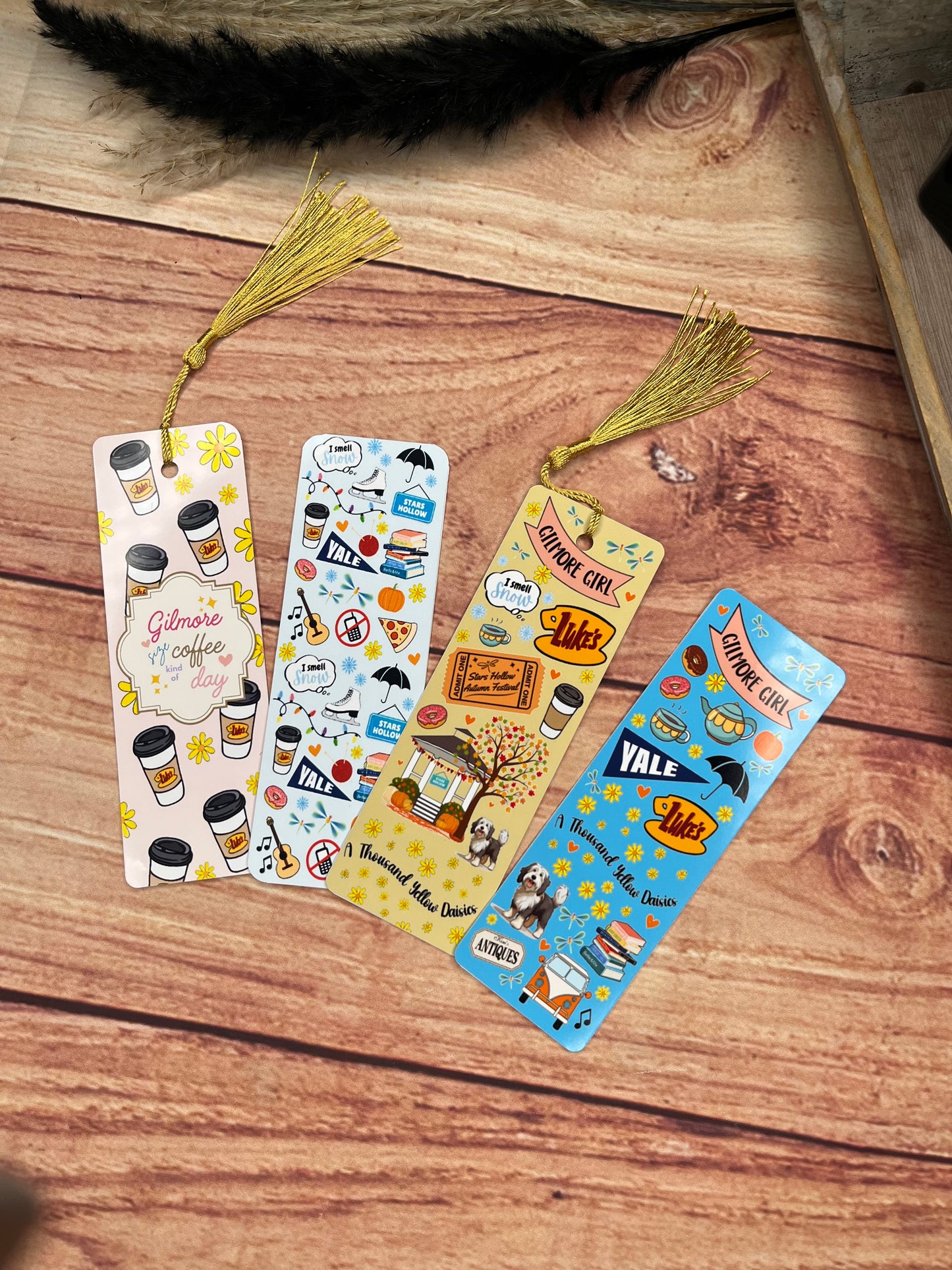 STARS HOLLOW GILMORE GIRLS BOOKMARK WITH OR WITH OUT TASSEL