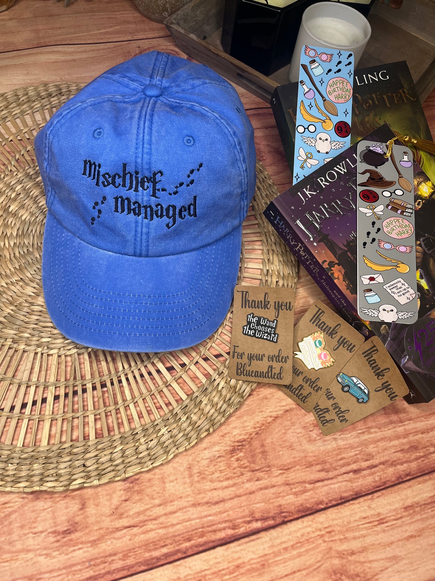 MISCHIEF MANAGED EMBROIDERED CAP