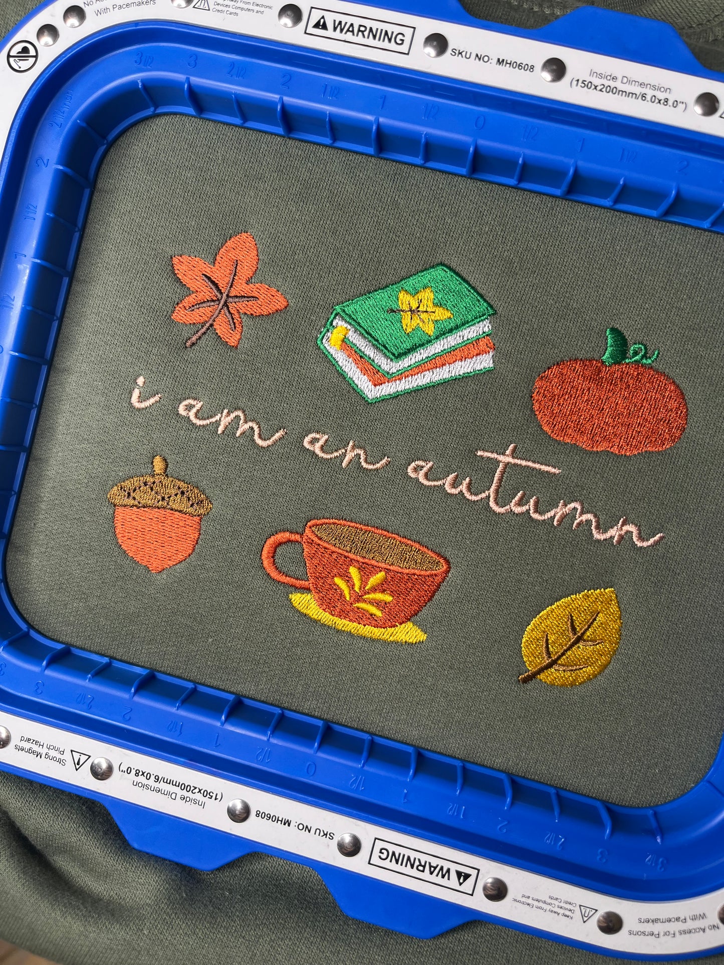 I AM AN AUTUMN EMBROIDERED SWEATSHIRT