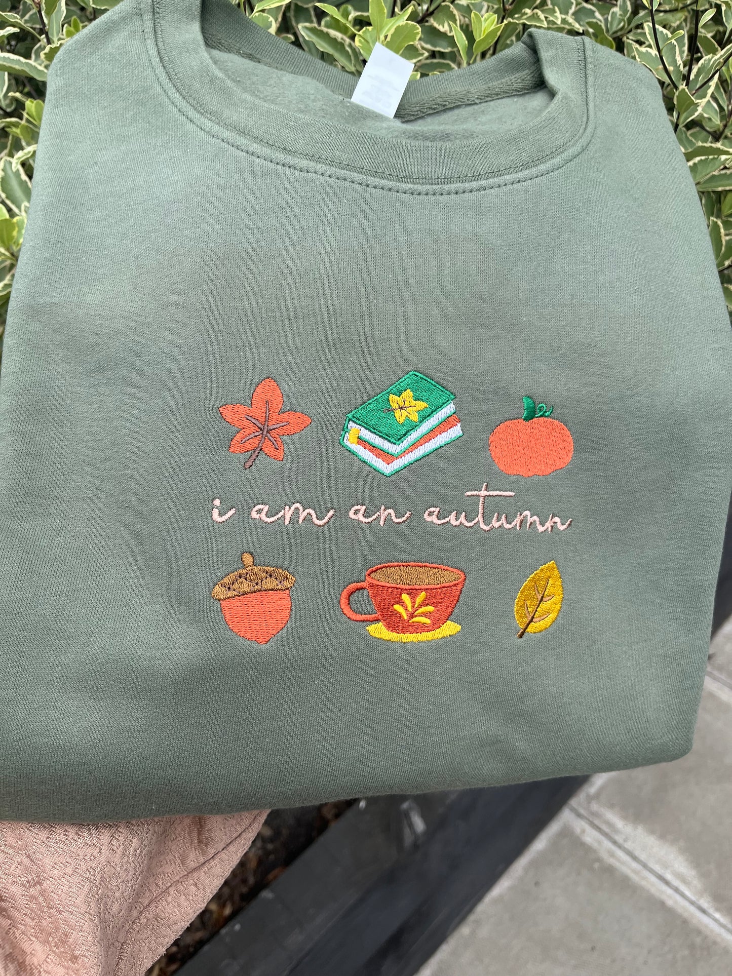 I AM AN AUTUMN EMBROIDERED SWEATSHIRT