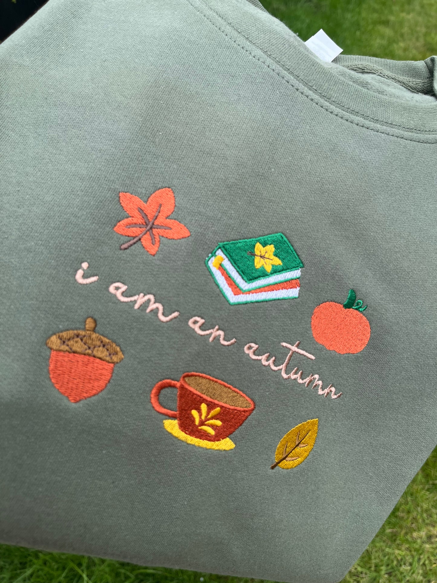 I AM AN AUTUMN EMBROIDERED SWEATSHIRT
