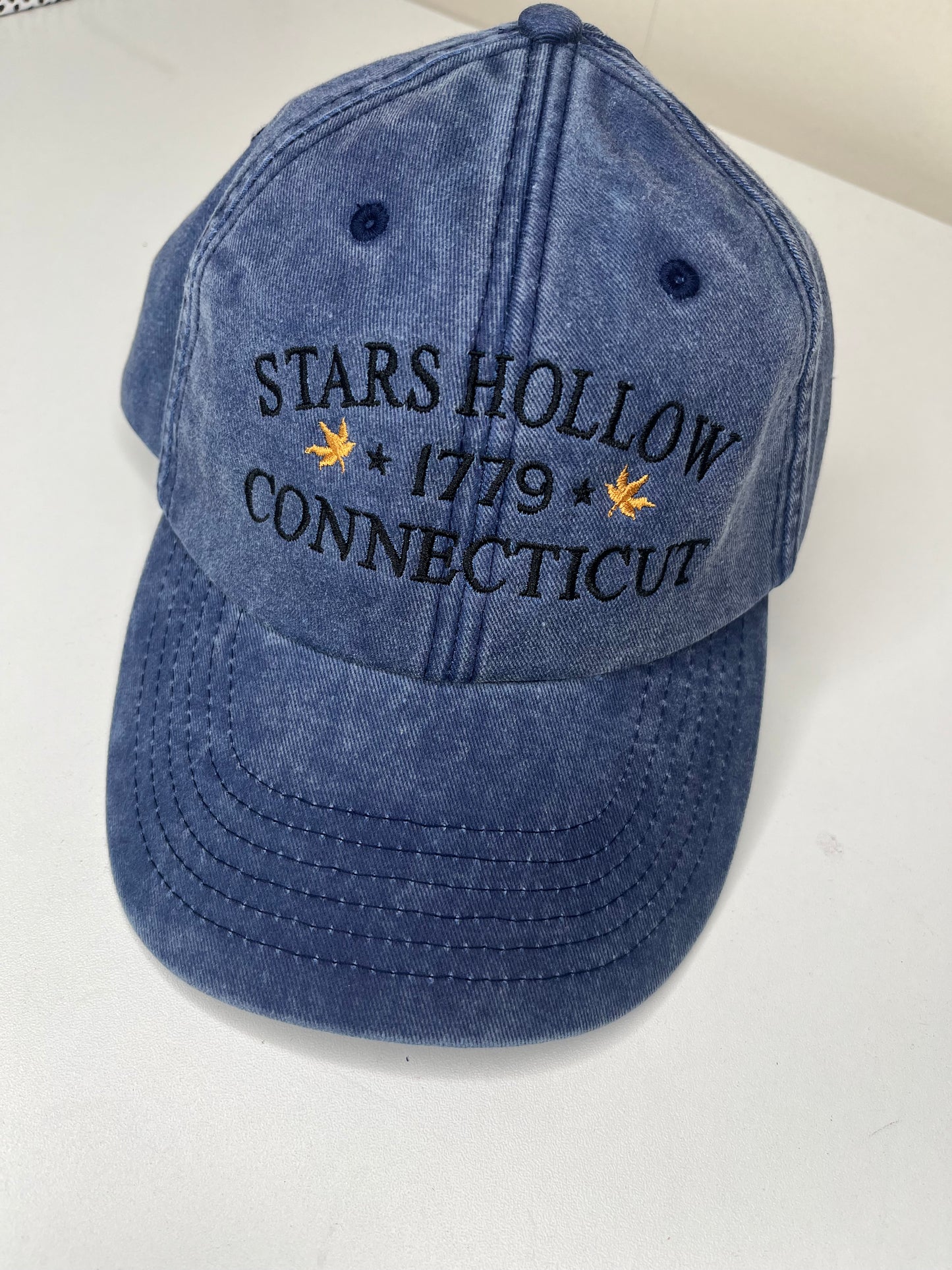 STARS HOLLOW CONNECTICUT EMBROIDERED CAP