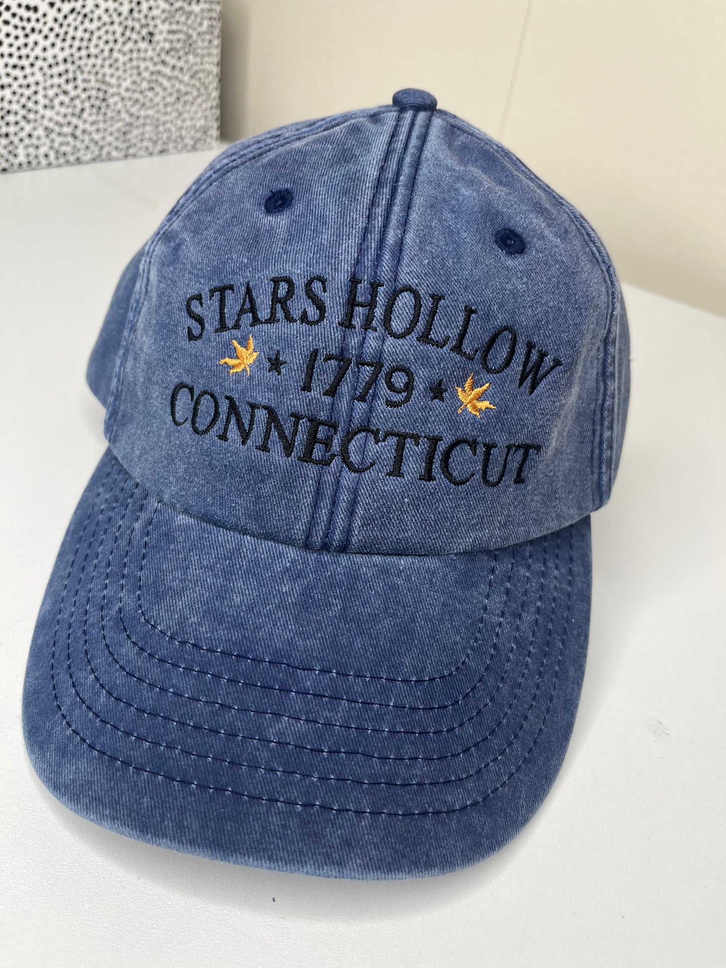 STARS HOLLOW CONNECTICUT EMBROIDERED CAP