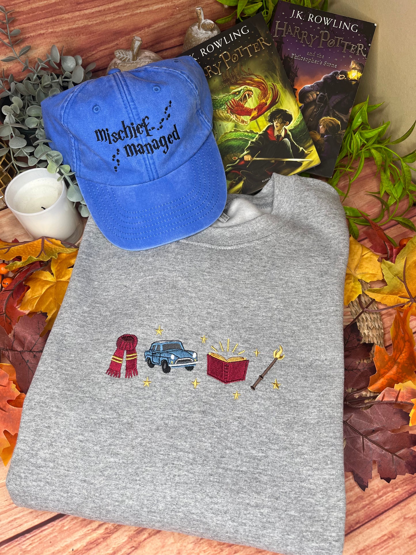 HARRY POTTER ICONS EMBROIDERED SWEATSHIRT