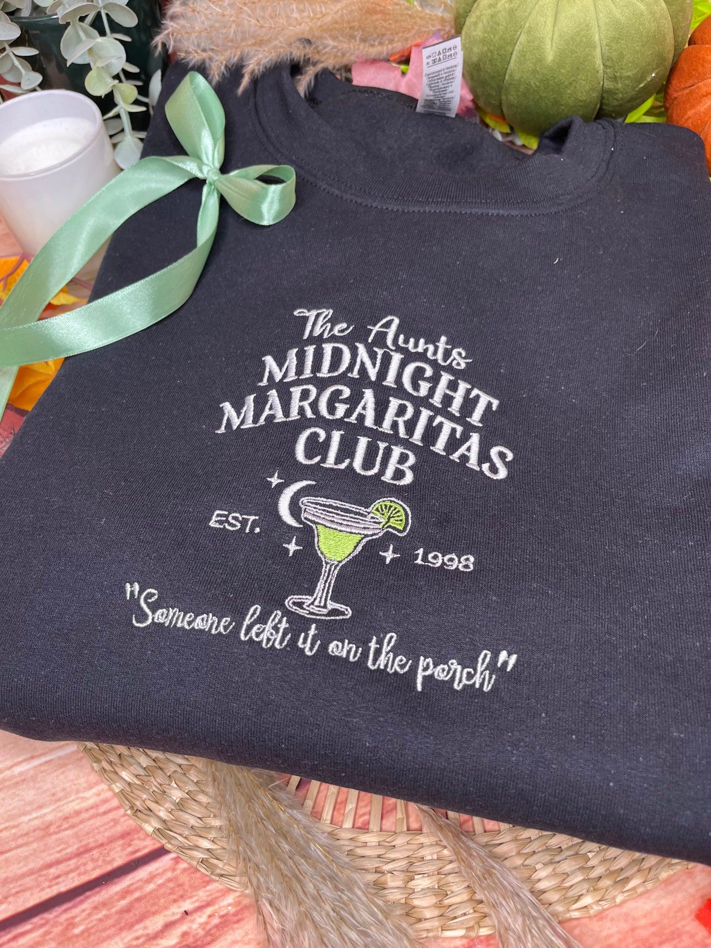 PRACTICAL MAGIC EMBROIDERED SWEATSHIRT