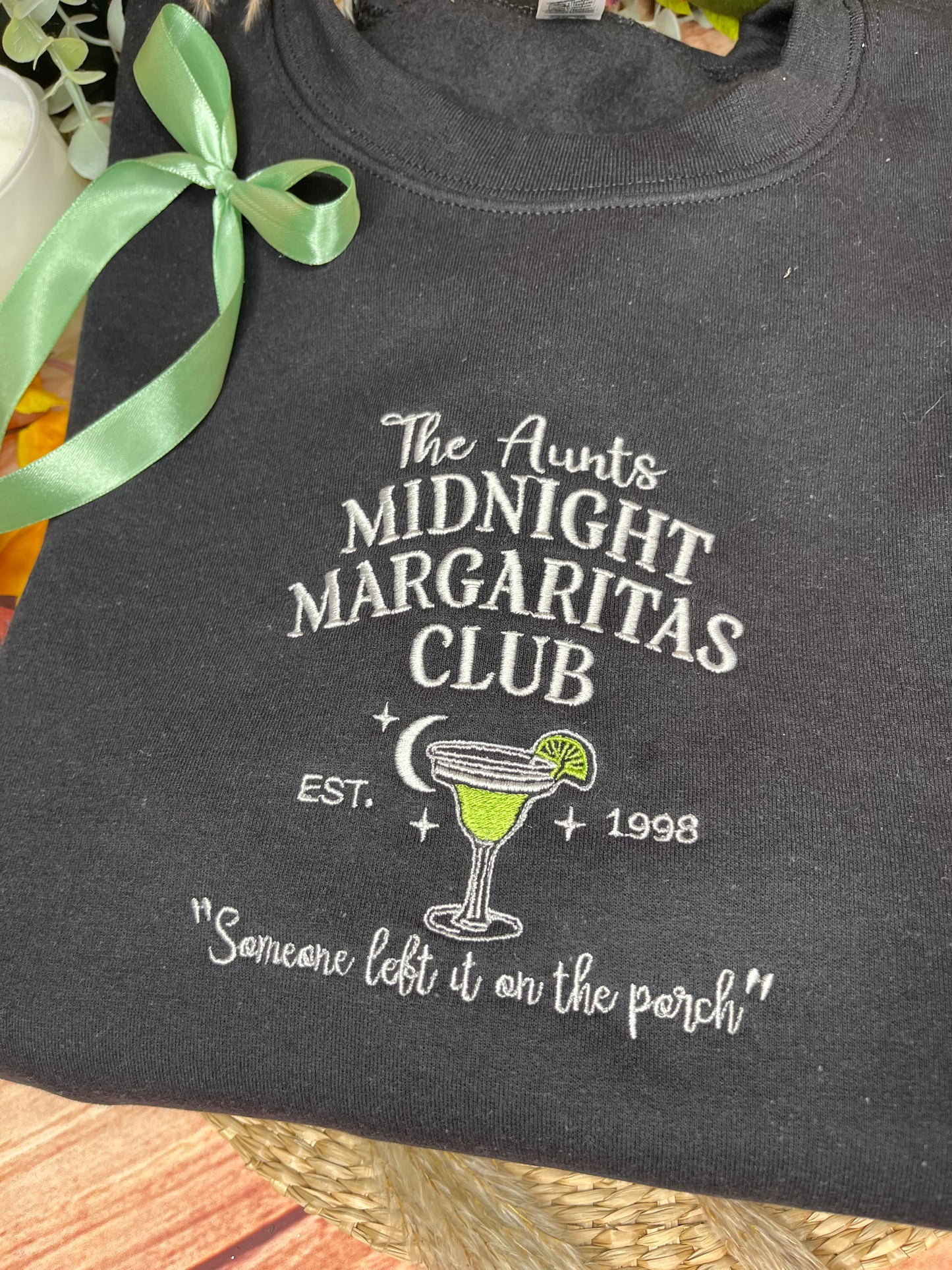 PRACTICAL MAGIC EMBROIDERED SWEATSHIRT