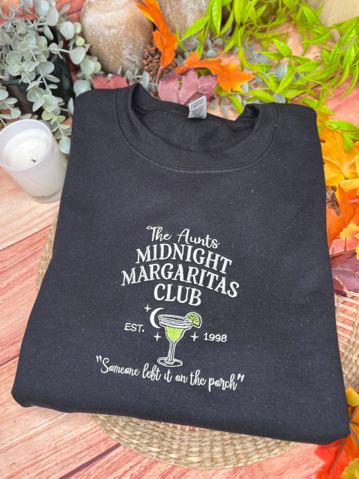 PRACTICAL MAGIC EMBROIDERED SWEATSHIRT