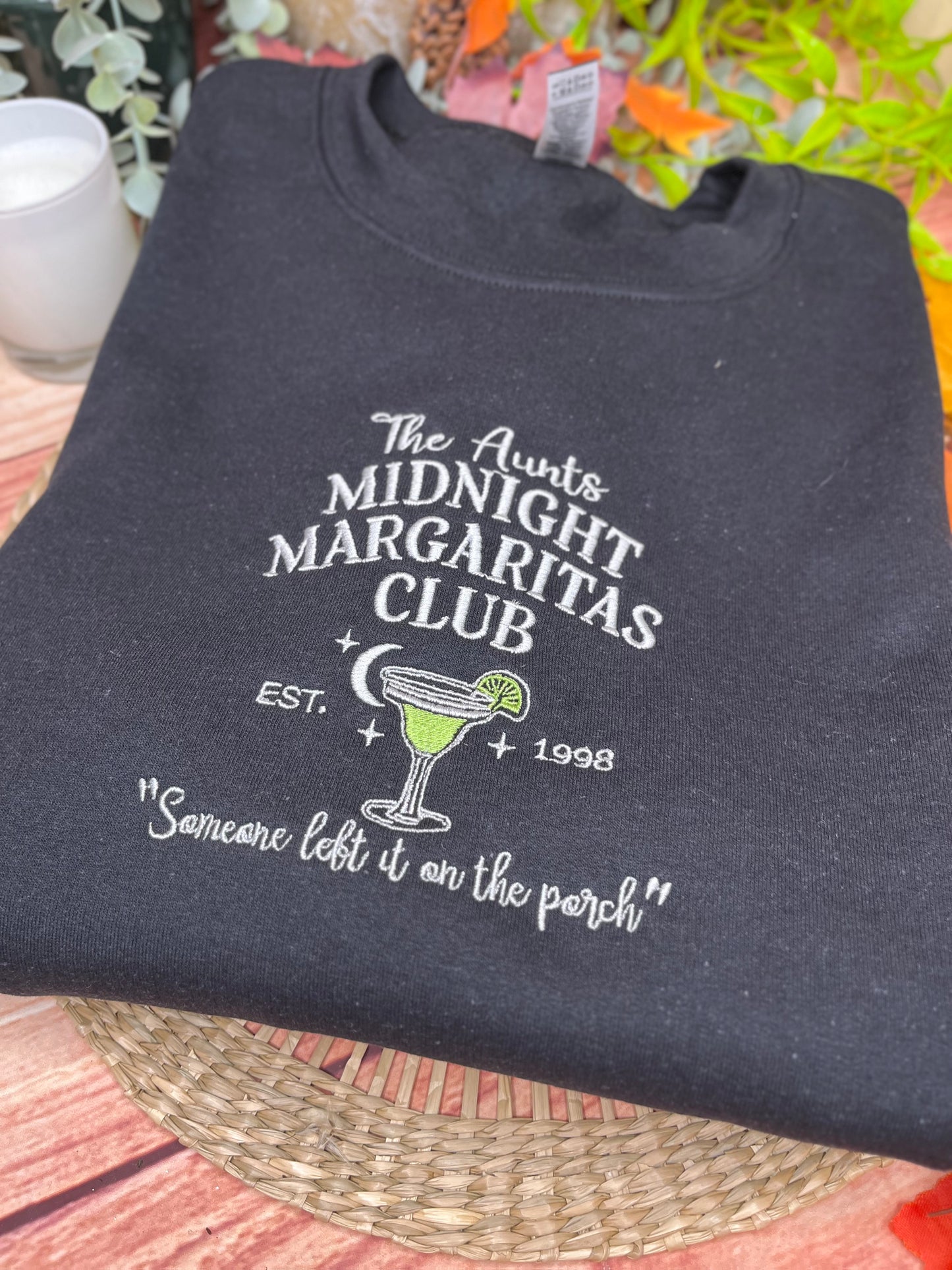 PRACTICAL MAGIC EMBROIDERED SWEATSHIRT