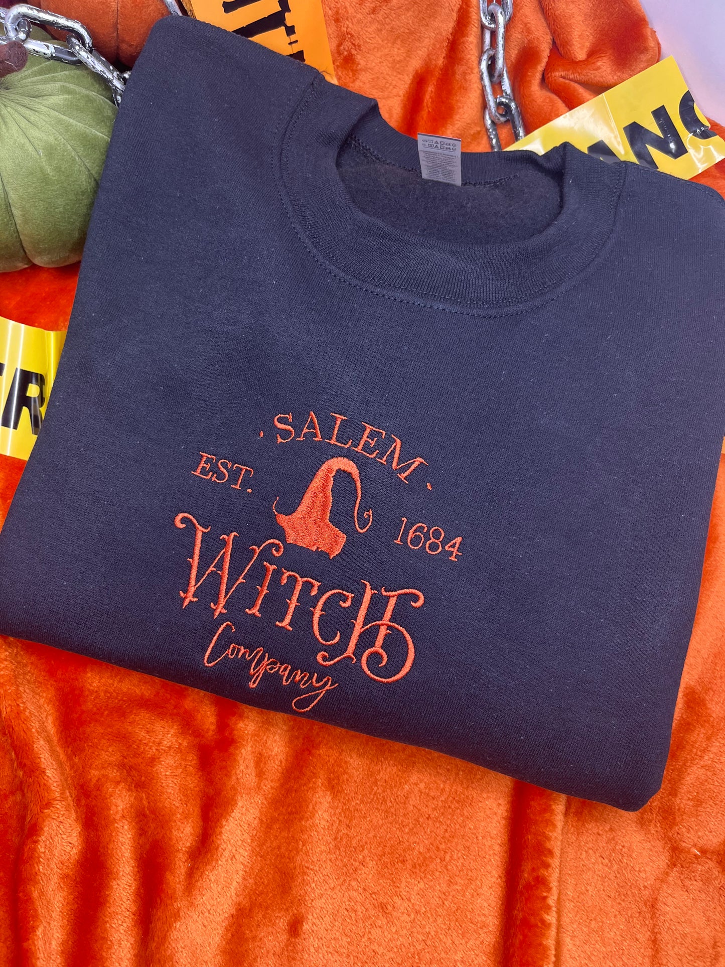 SALEM WITCHES COMPANY EMBROIDERED SWEATSHIRT