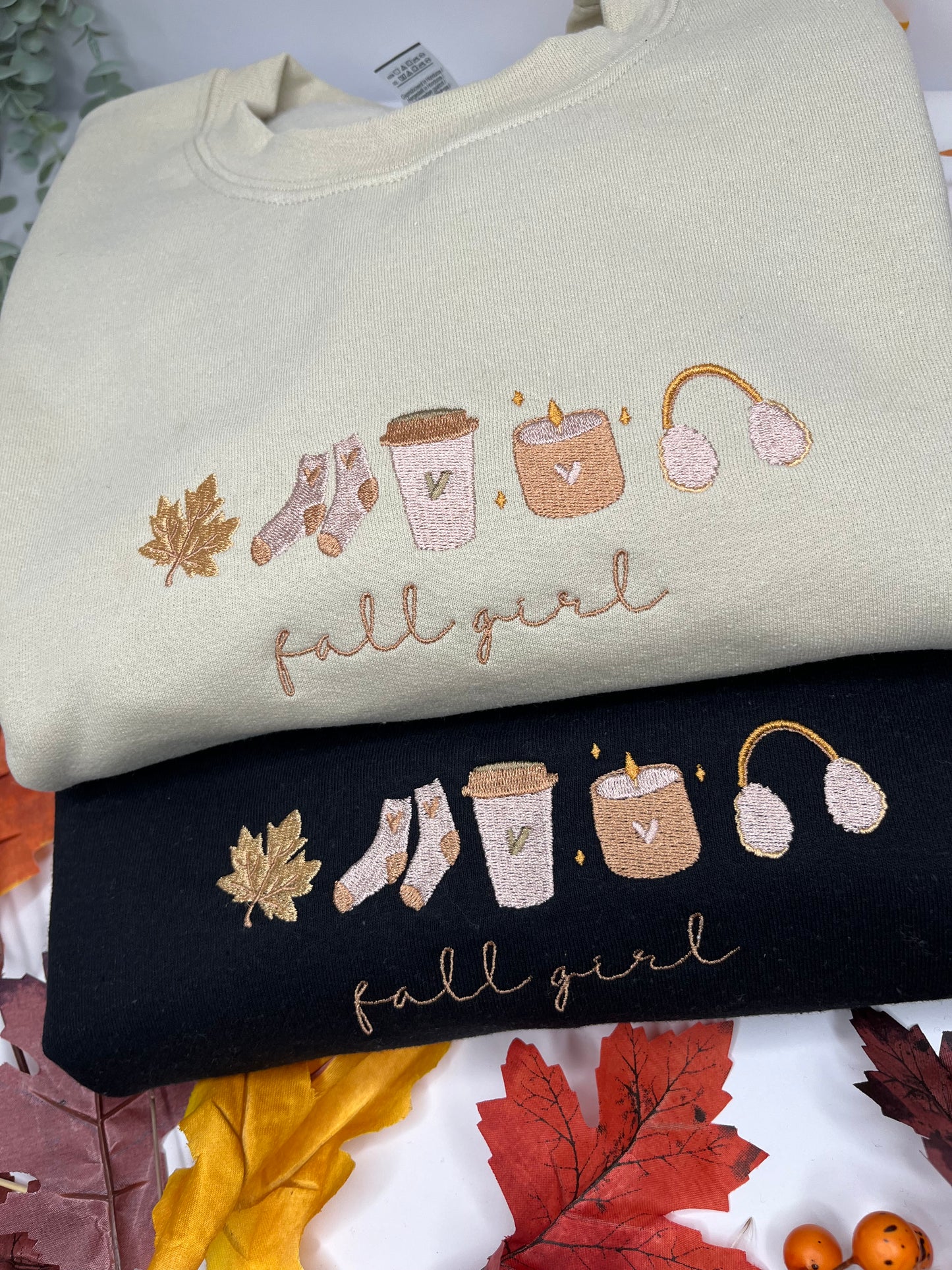EMBROIDERED FALL GIRL