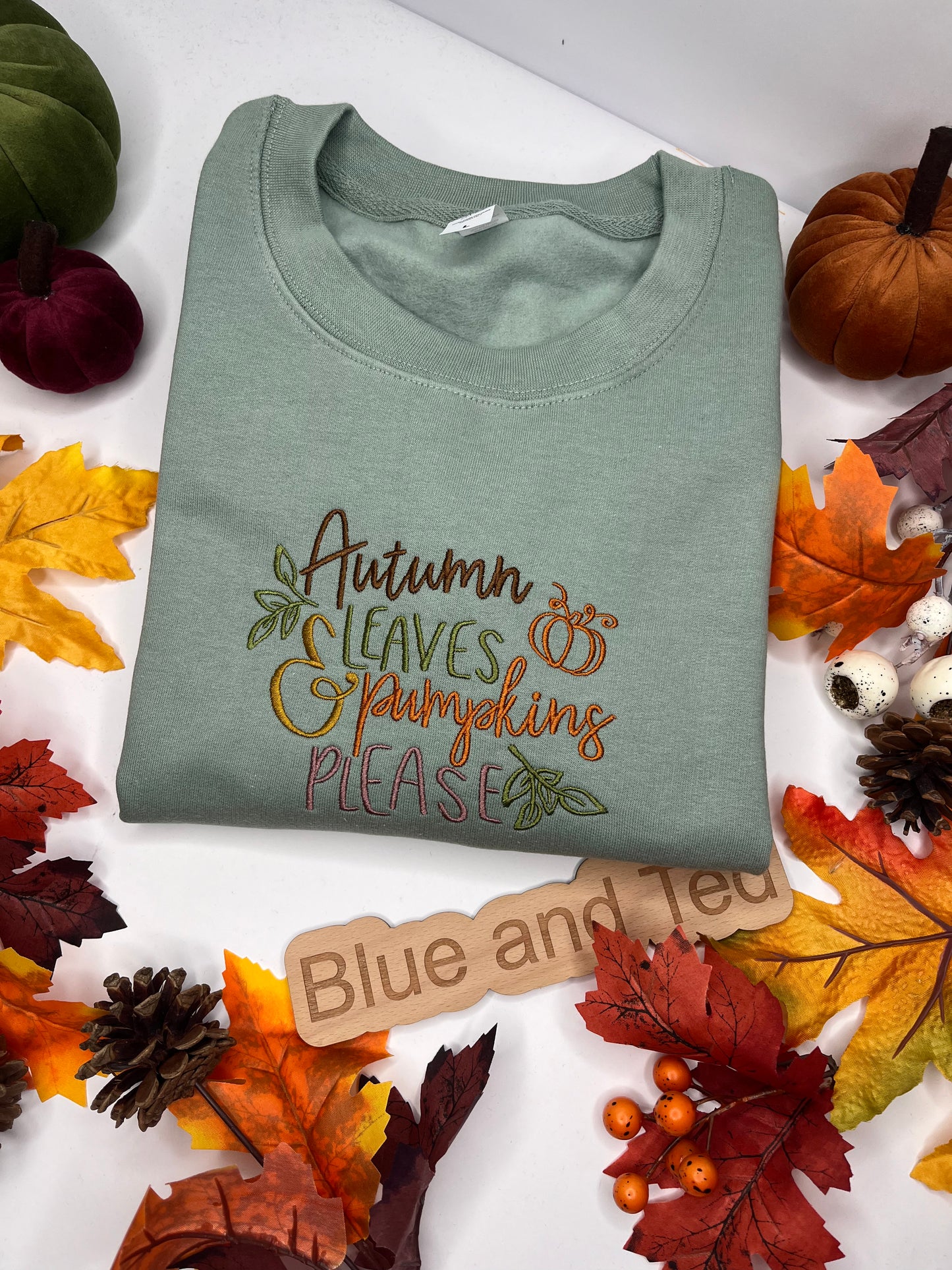 LEAVES AND PUMPKINS PLEASE