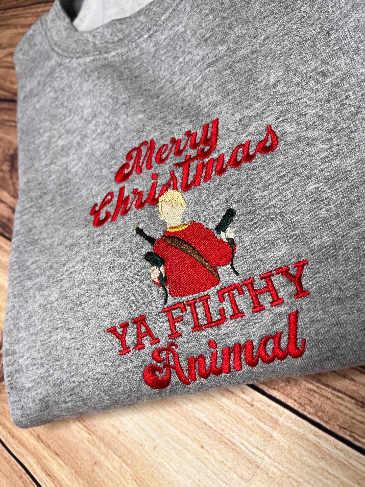 MERRY CHRISTMAS YA FILTHY ANIMAL KEVIN SWEATSHIRT