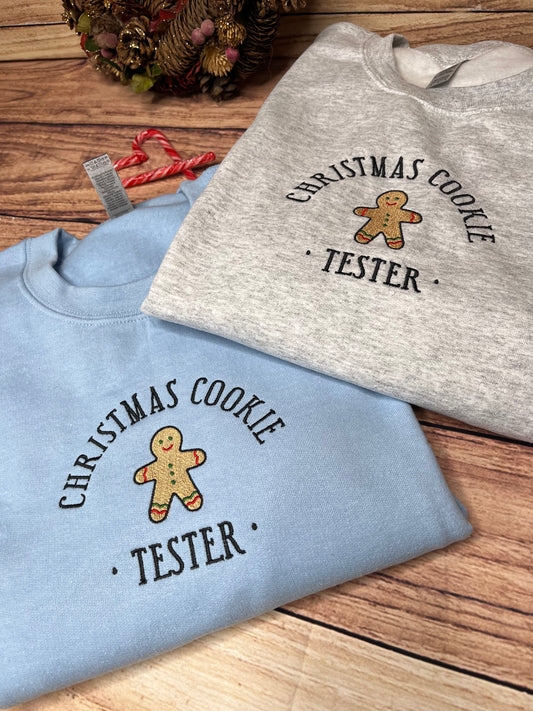 SALE CHRISTMAS COOKIE TESTER SWEATSHIRT