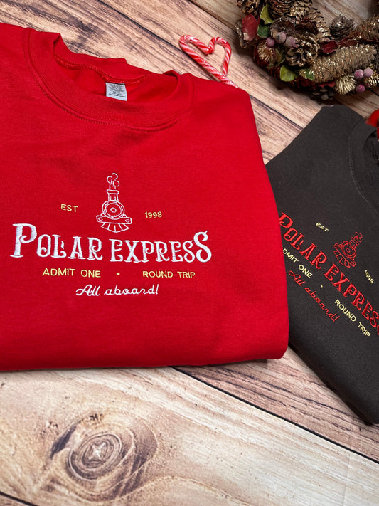 CHRISTMAS POLAR EXPRESS SWEATSHIRT