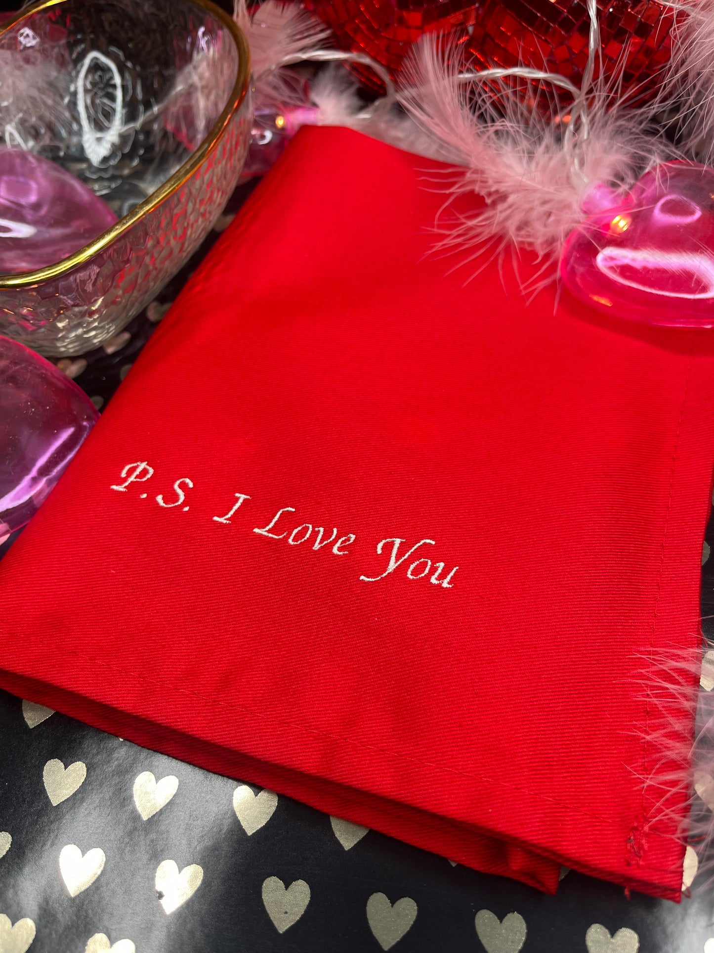 PERSONALISED VALENTINE NAPKINS