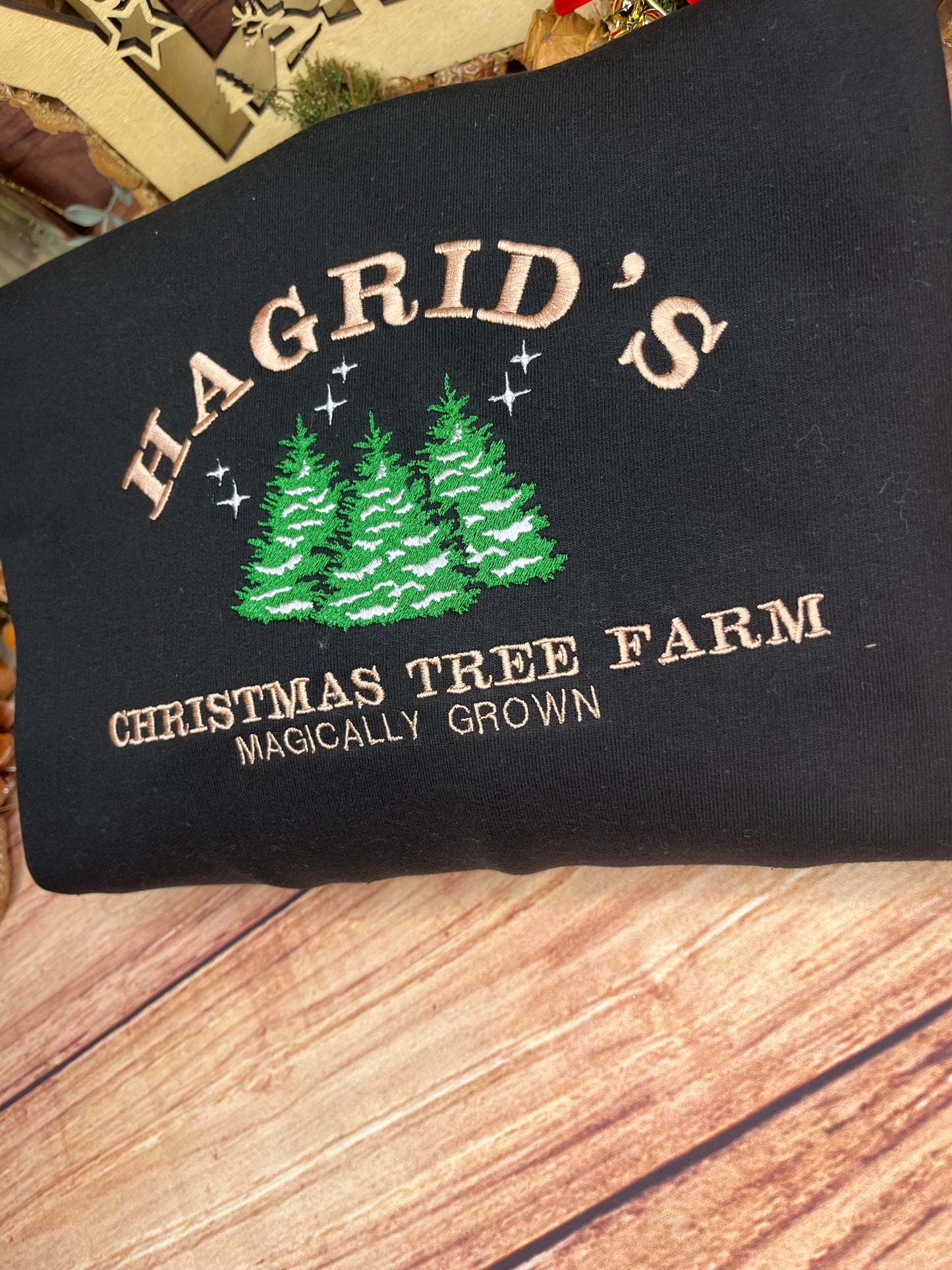 CHRISTMAS HAGRIDS CHRISTMAS TREE FARM SWEATSHIRT