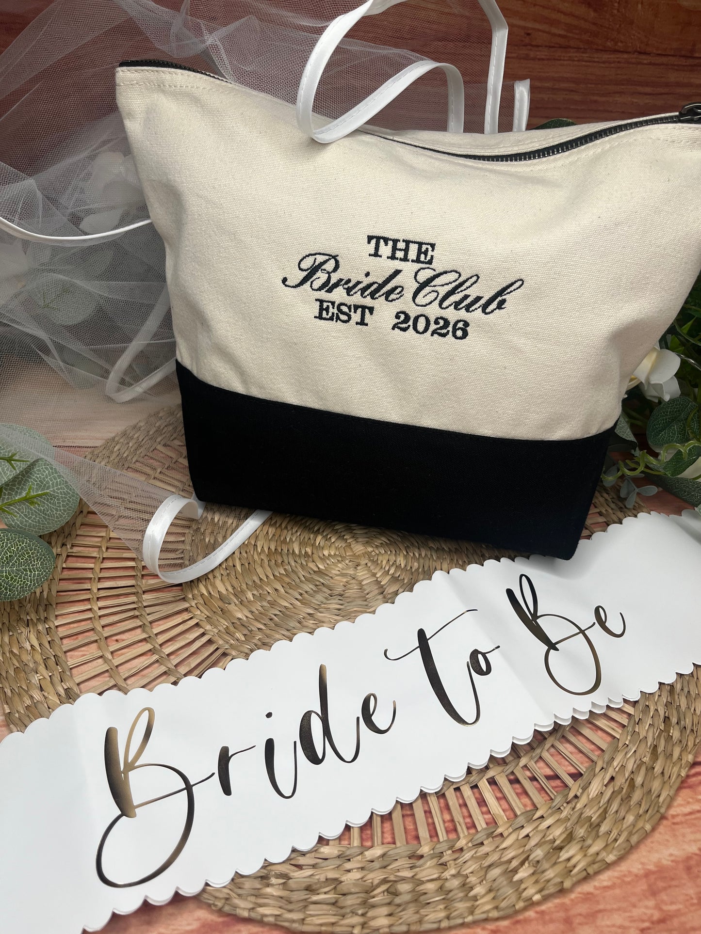 PERSONALISED BRIDE CLUB WITH YOUR YEAR CUSTOM POUCH