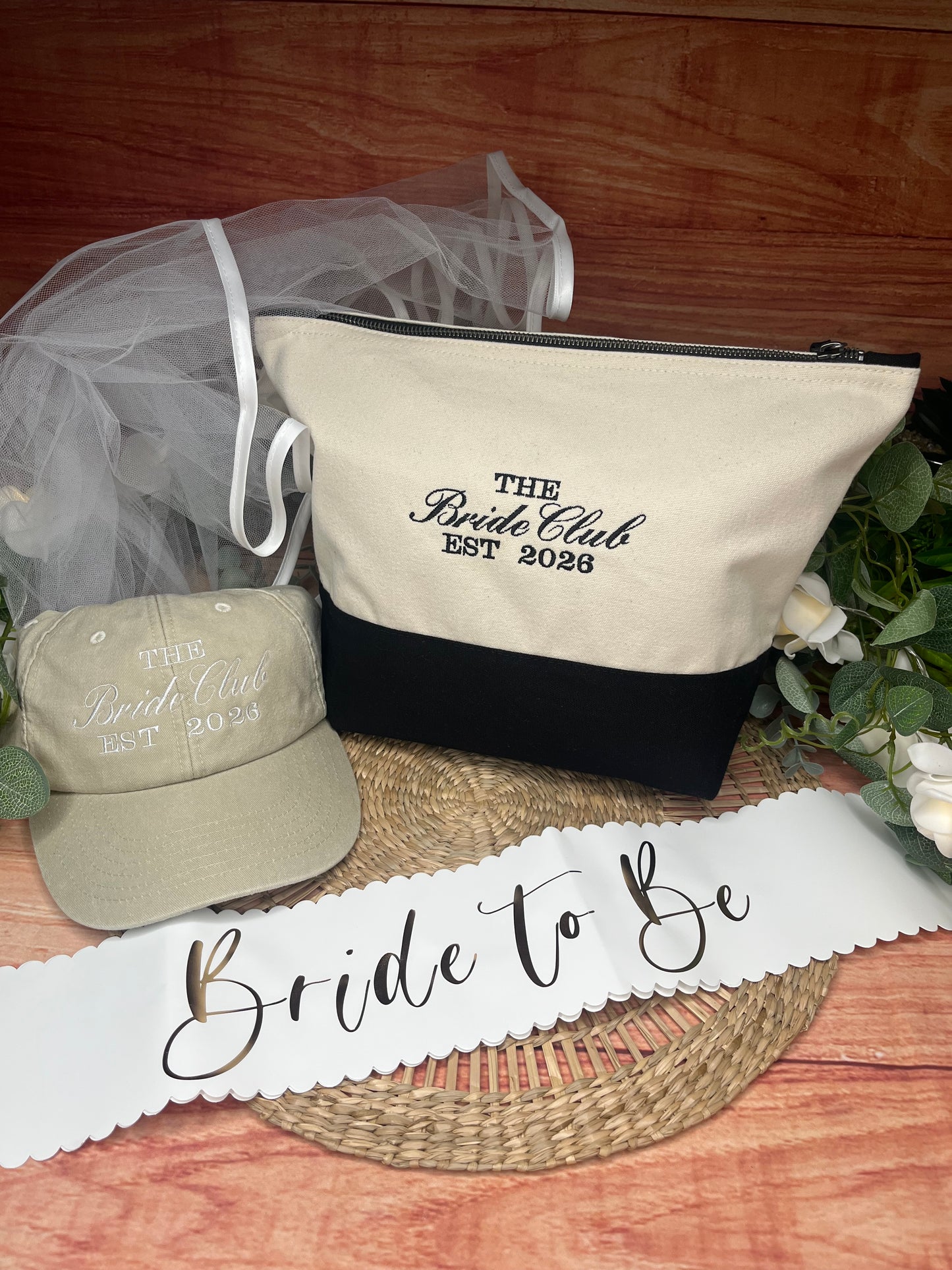PERSONALISED BRIDE CLUB WITH YOUR YEAR CUSTOM POUCH