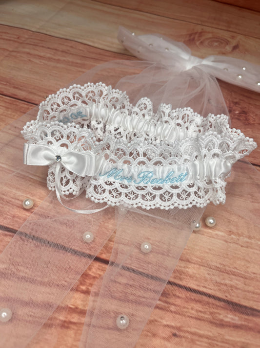 CUSTOM BRIDAL GARTER