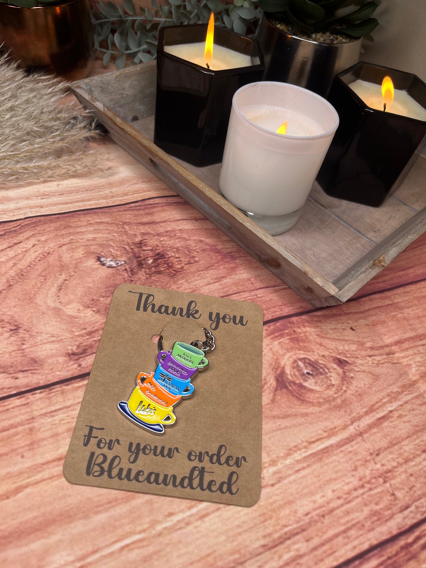 GILMORE GIRLS STARS HOLLOW STACKED KEYRING