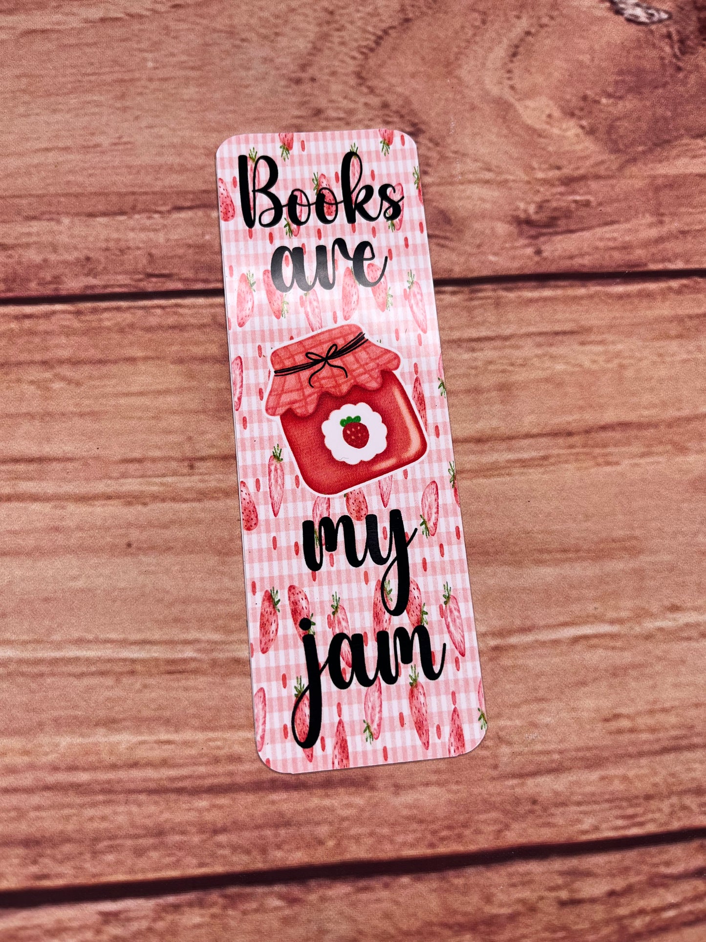 BOOKS ARE MY JAM BOOKMARK WITH OR WITH OUT TASSSEL