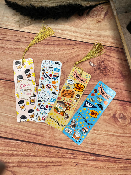 STARS HOLLOW GILMORE GIRLS BOOKMARK WITH OR WITH OUT TASSEL
