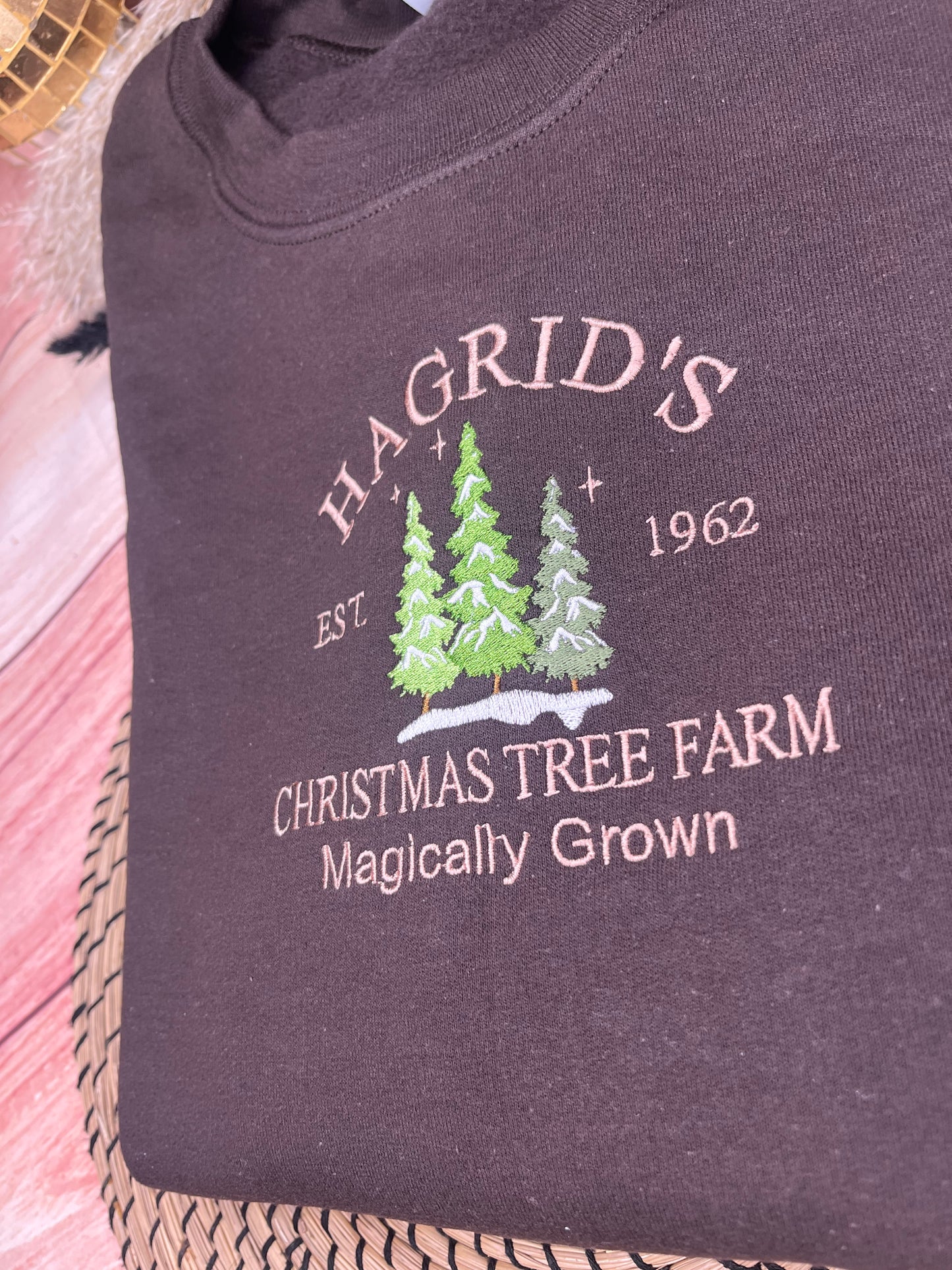 CHRISTMAS HAGRIDS CHRISTMAS TREE FARM SWEATSHIRT
