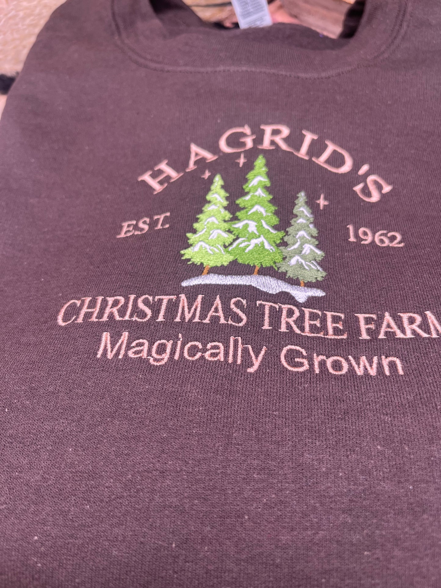CHRISTMAS HAGRIDS CHRISTMAS TREE FARM SWEATSHIRT