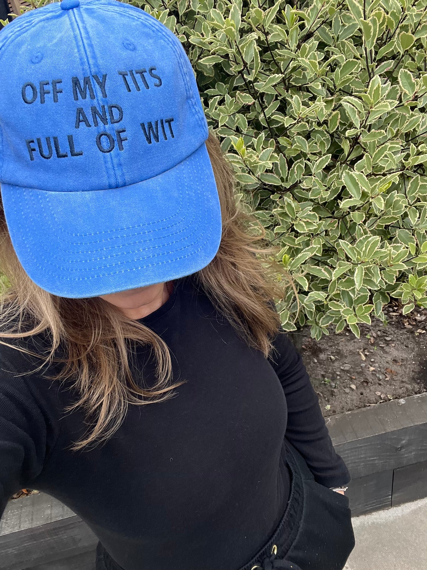 OFF MY TITS AND FULL OF WIT CAP