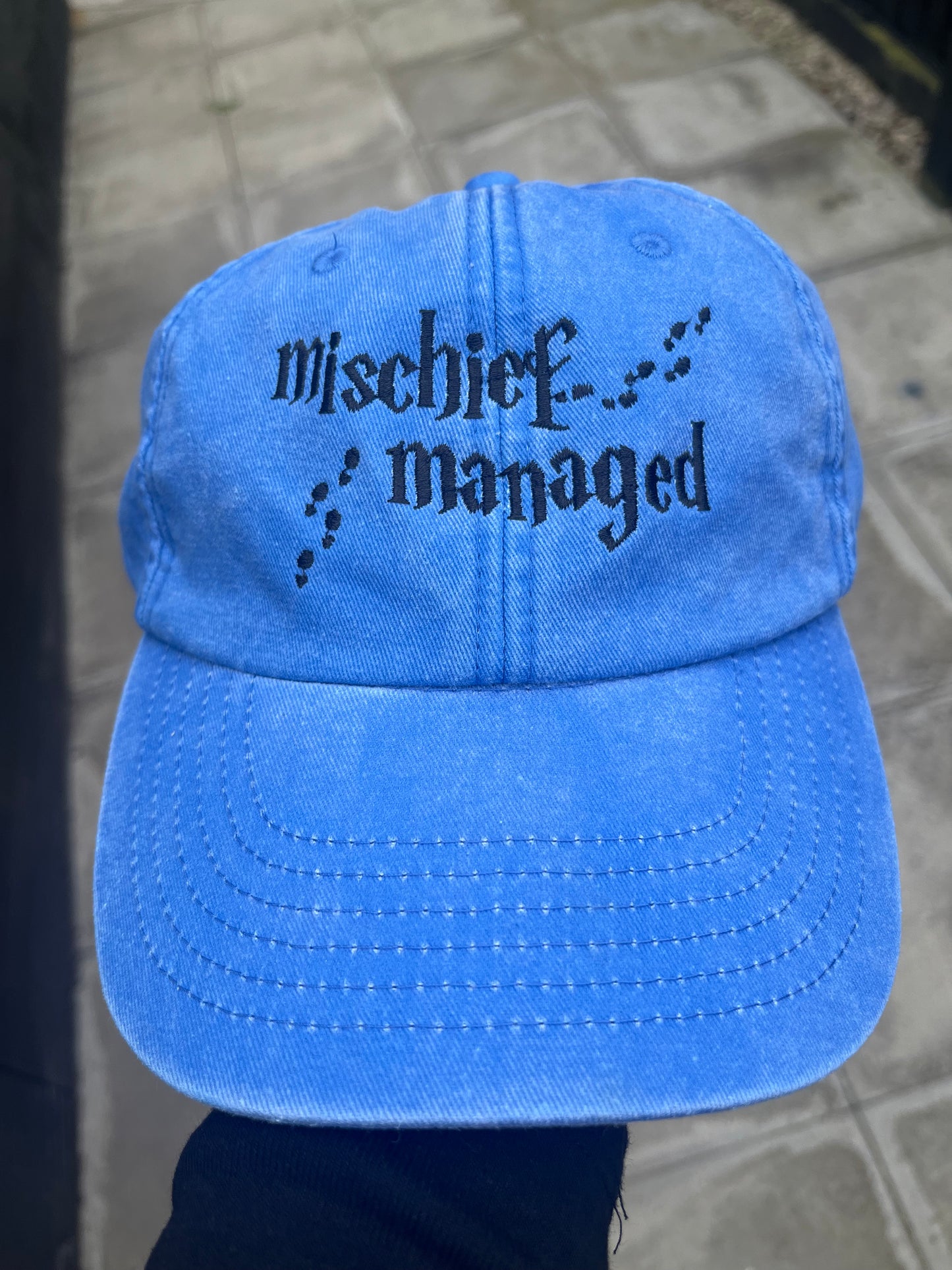 MISCHIEF MANAGED EMBROIDERED CAP