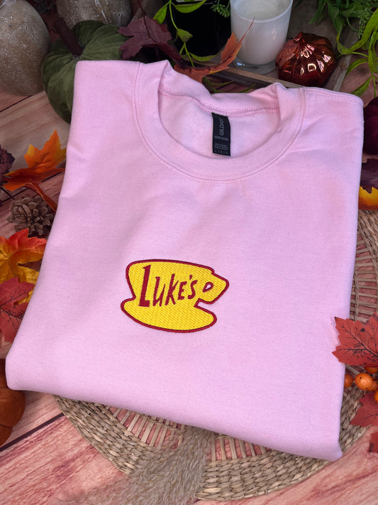 LUKES DINER EMBROIDERED SWEATSHIRT